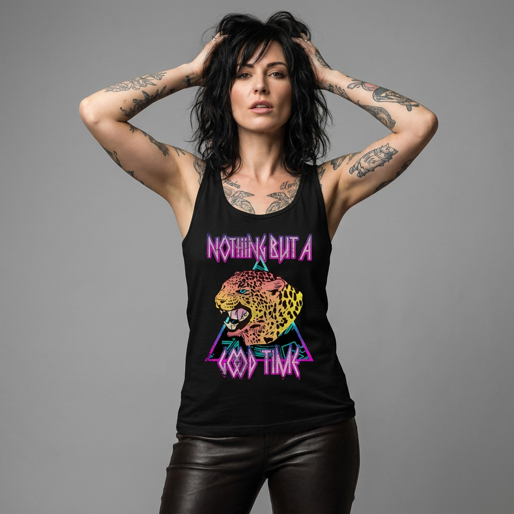 Nothing But a Good Time Leppard Print Tank Top – Women's