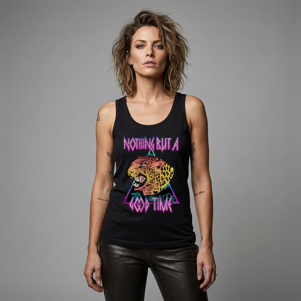 Nothing But a Good Time Leppard Print Tank Top – Women's